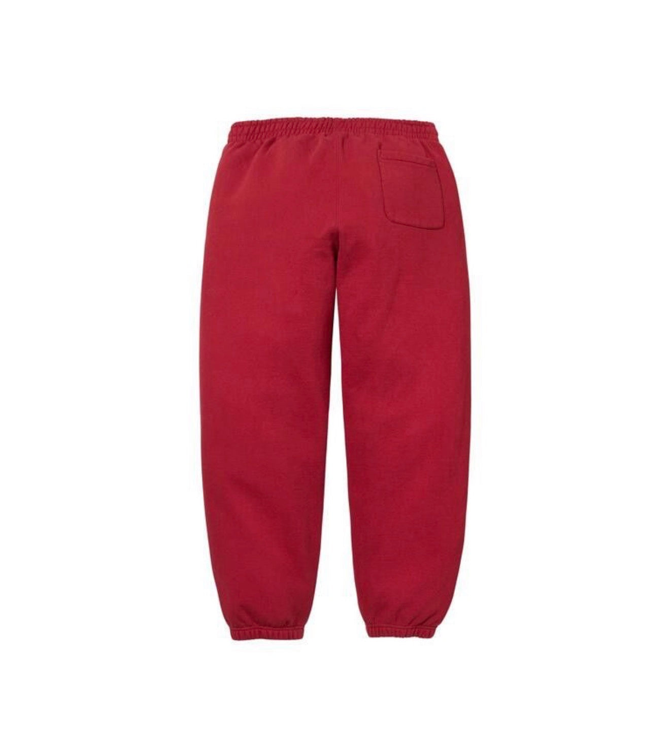 Supreme Satin Applique Sweatsuit Dark Red