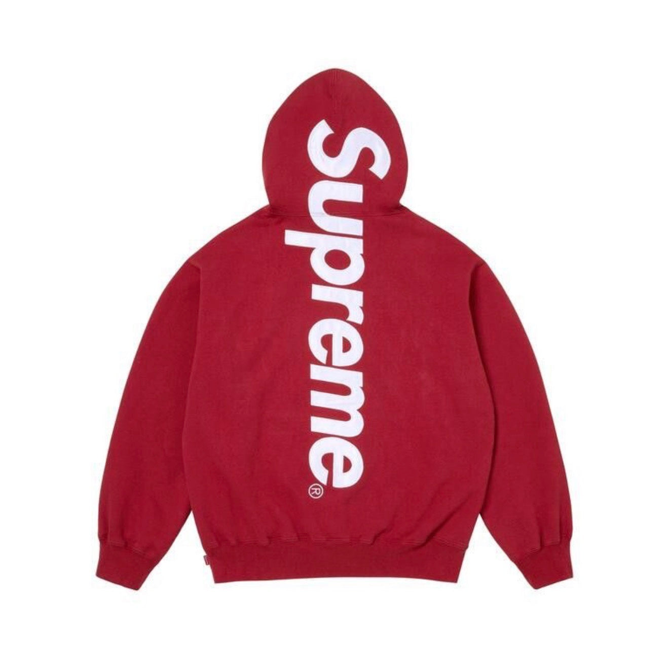 Supreme Satin Applique Sweatsuit Dark Red