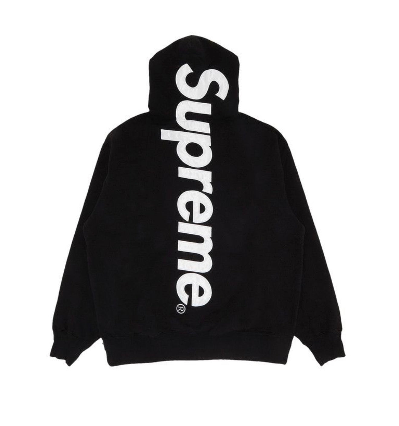 Supreme Satin Applique Sweatsuit Black