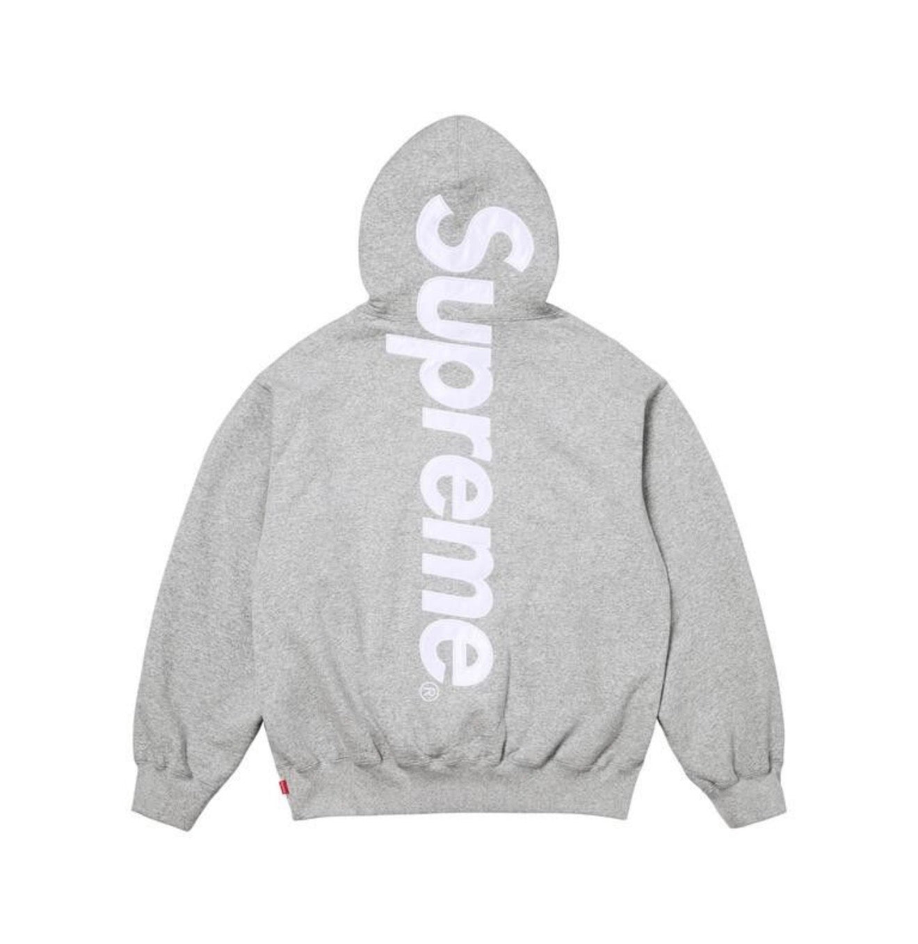 Supreme Satin Applique Sweatsuit Heather Grey