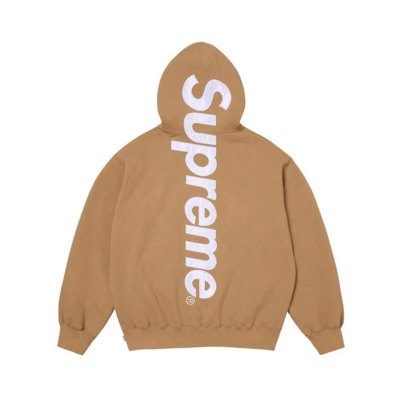 Supreme Satin Applique Sweatsuit Light Tan