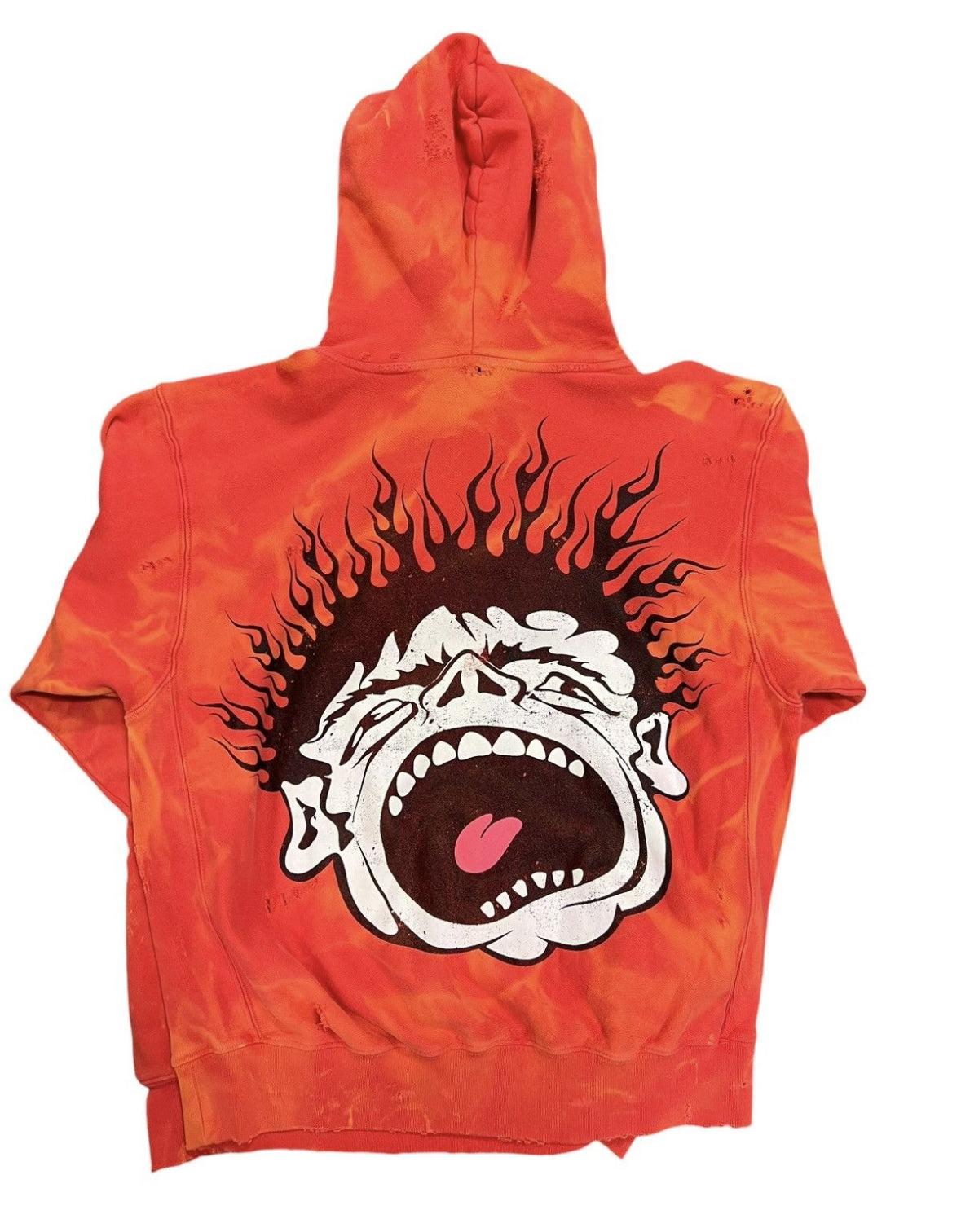 Hellstar Records Tie Dye Hoodie Red