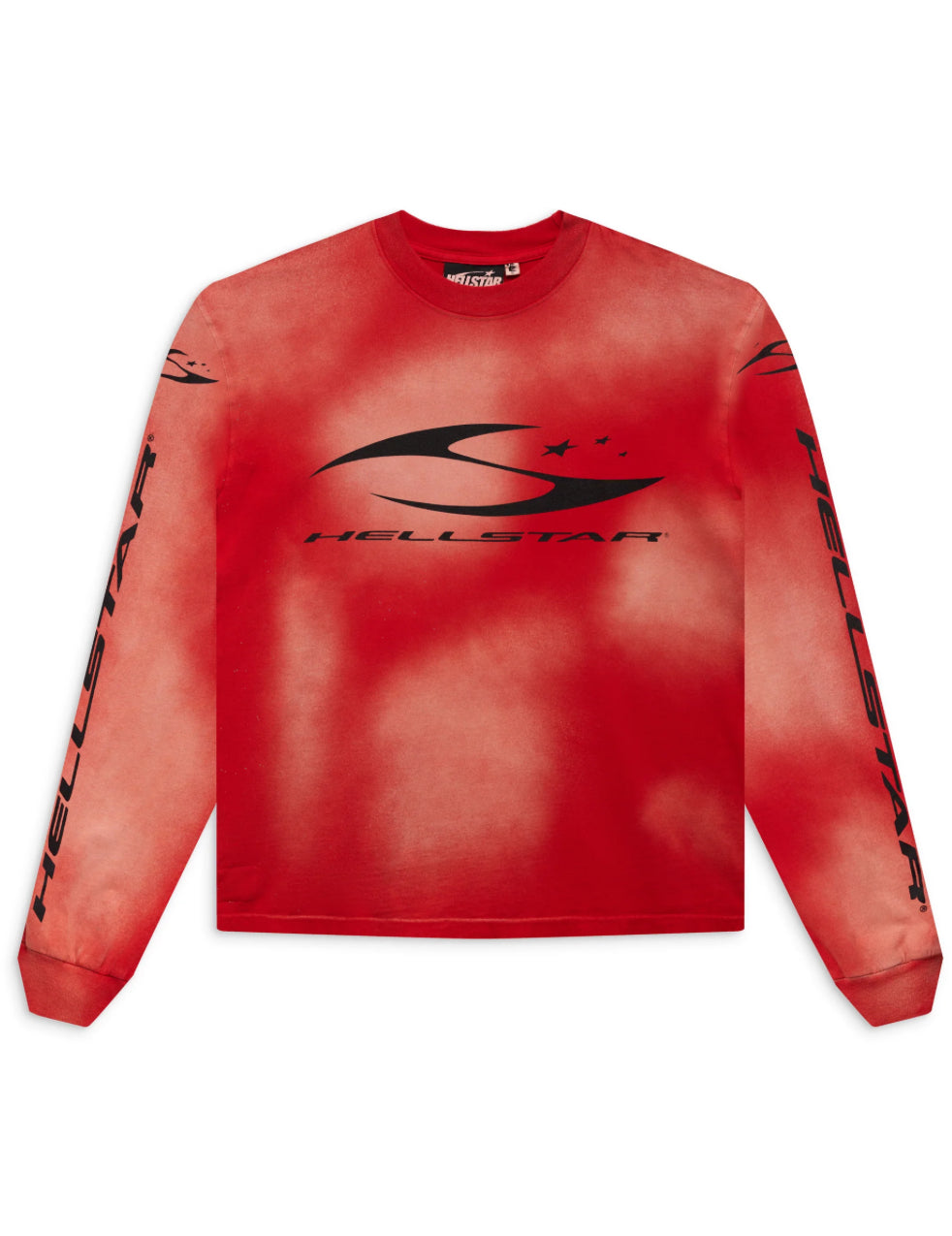 Hellstar H Cursive Logo Long Sleeve Red