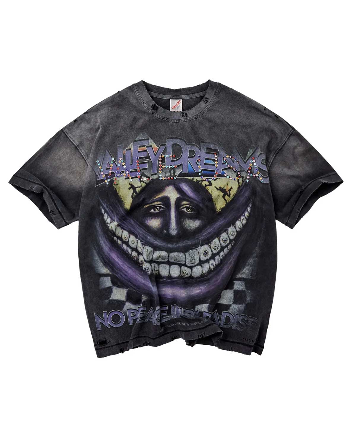 Vale Forever Smiley Face T-Shirt Black