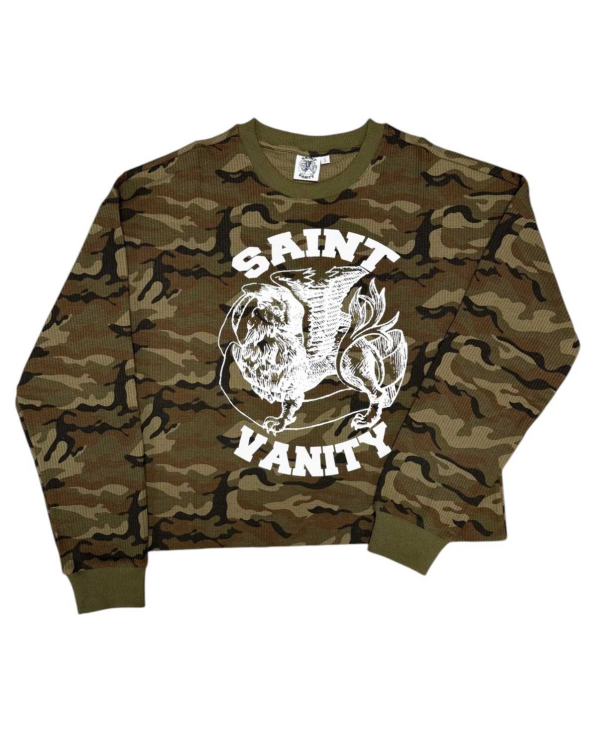 Saint Vanity Griffin Thermal Long Sleeve Camo Green
