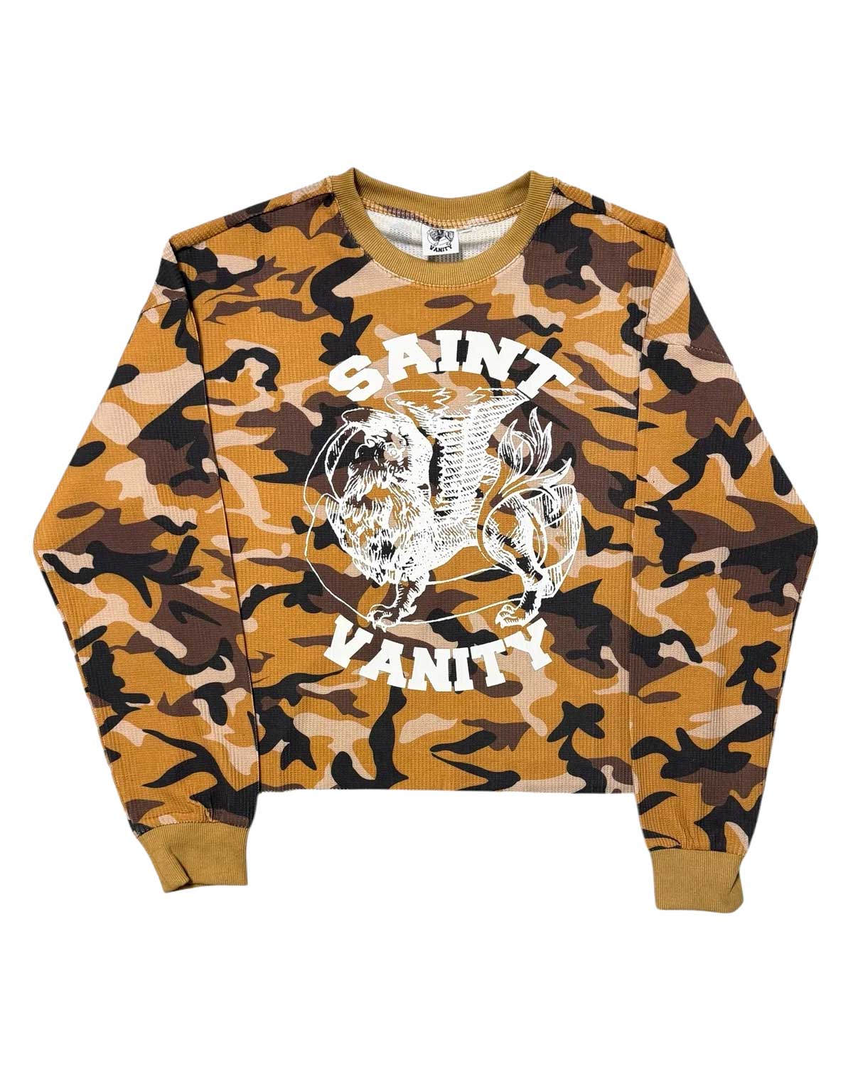 Saint Vanity Griffin Thermal Long Sleeve Camo Tan