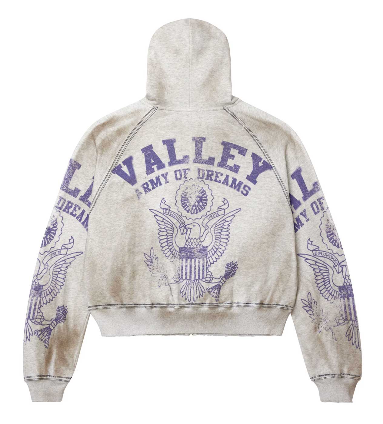 Vale Forever Army Zip-Up Grey