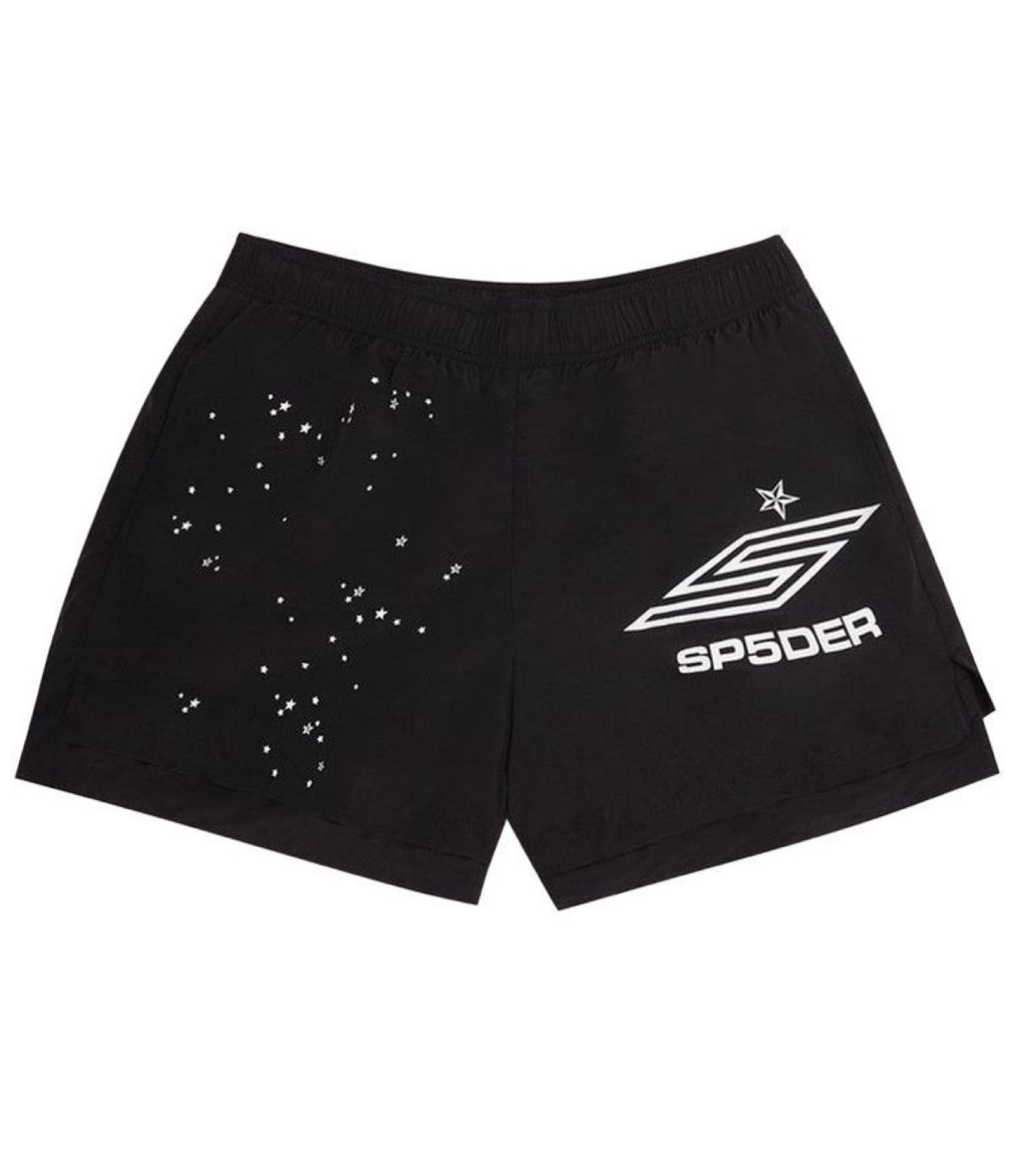 Sp5der Pro Double Layered Shorts Black