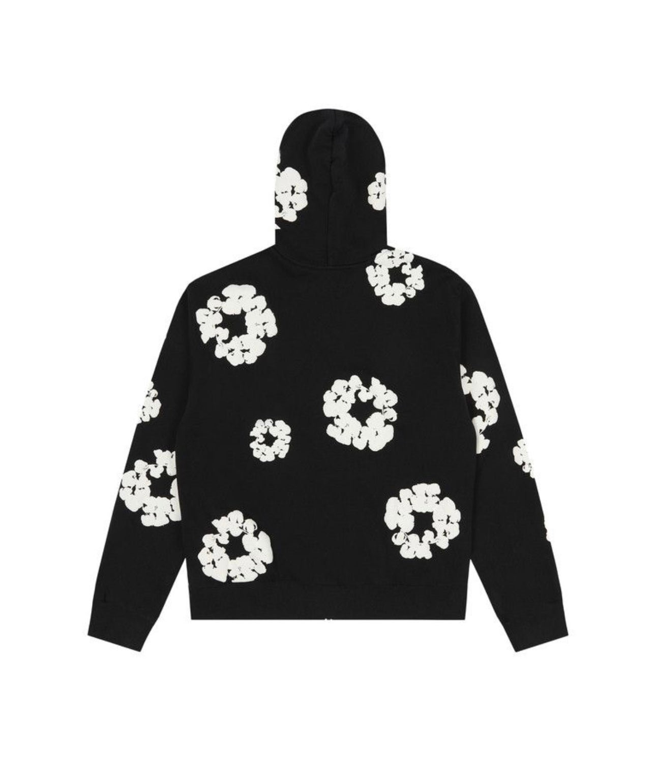 Denim Tears Cotton Wreath Zip-Up Black