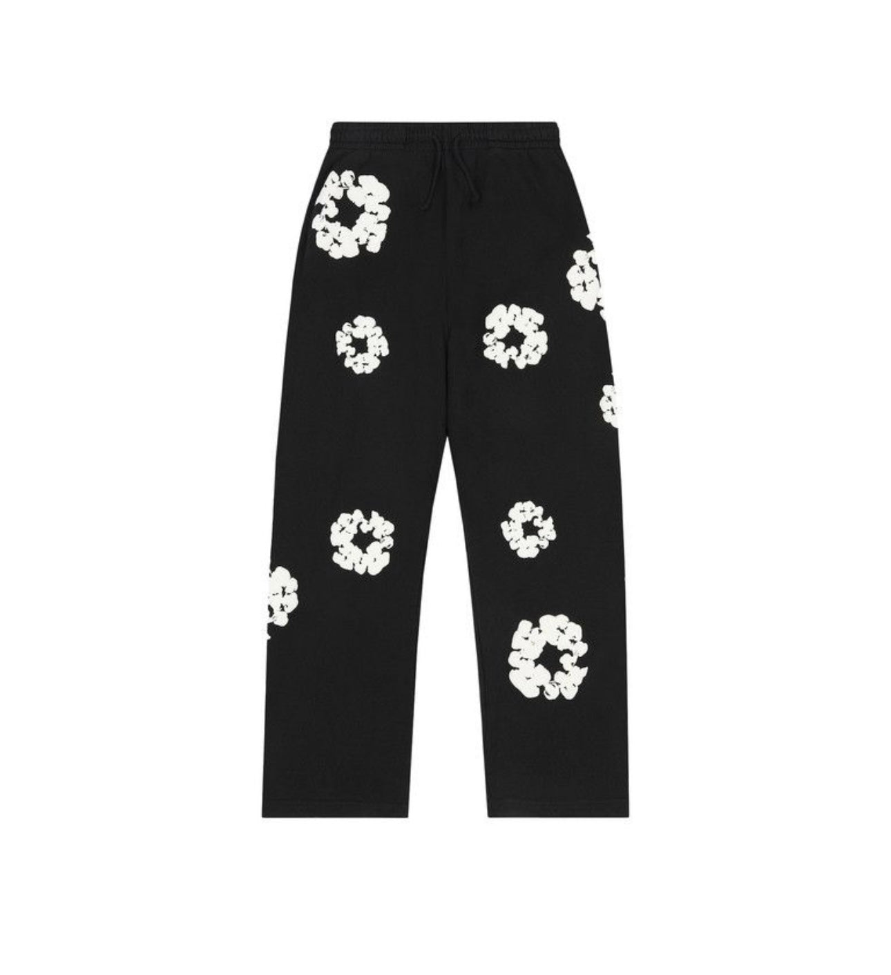 Denim Tears Cotton Wreath Baggy Sweatpants Black