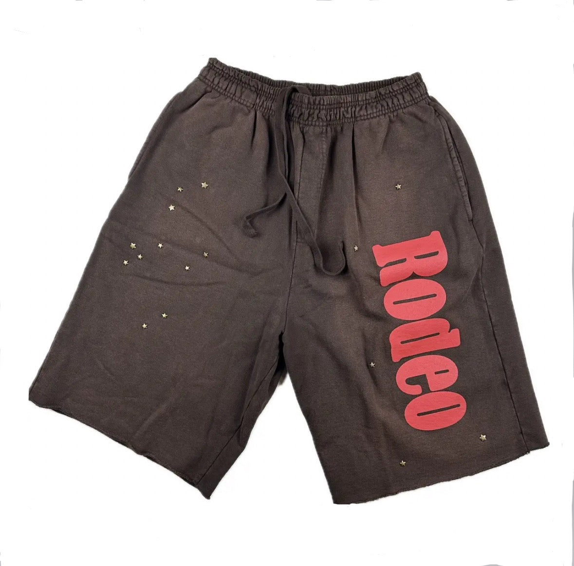 Sp5der x Travis Scott Days Before Rodeo Shorts Brown