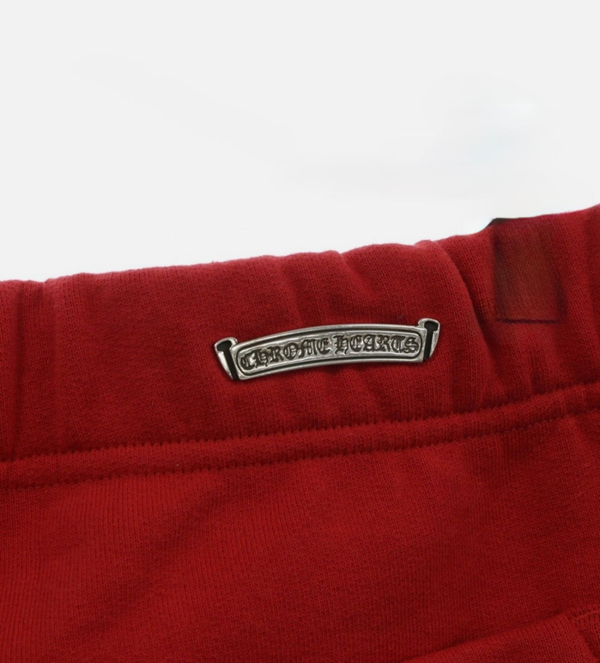 Chrome Hearts Triple Cross Embroidered Sweatpants Red