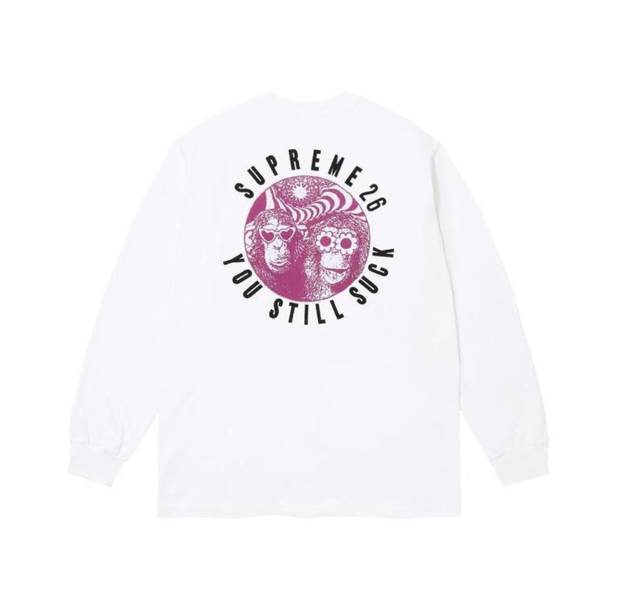 Supreme You Still Suck Long Sleeve White
