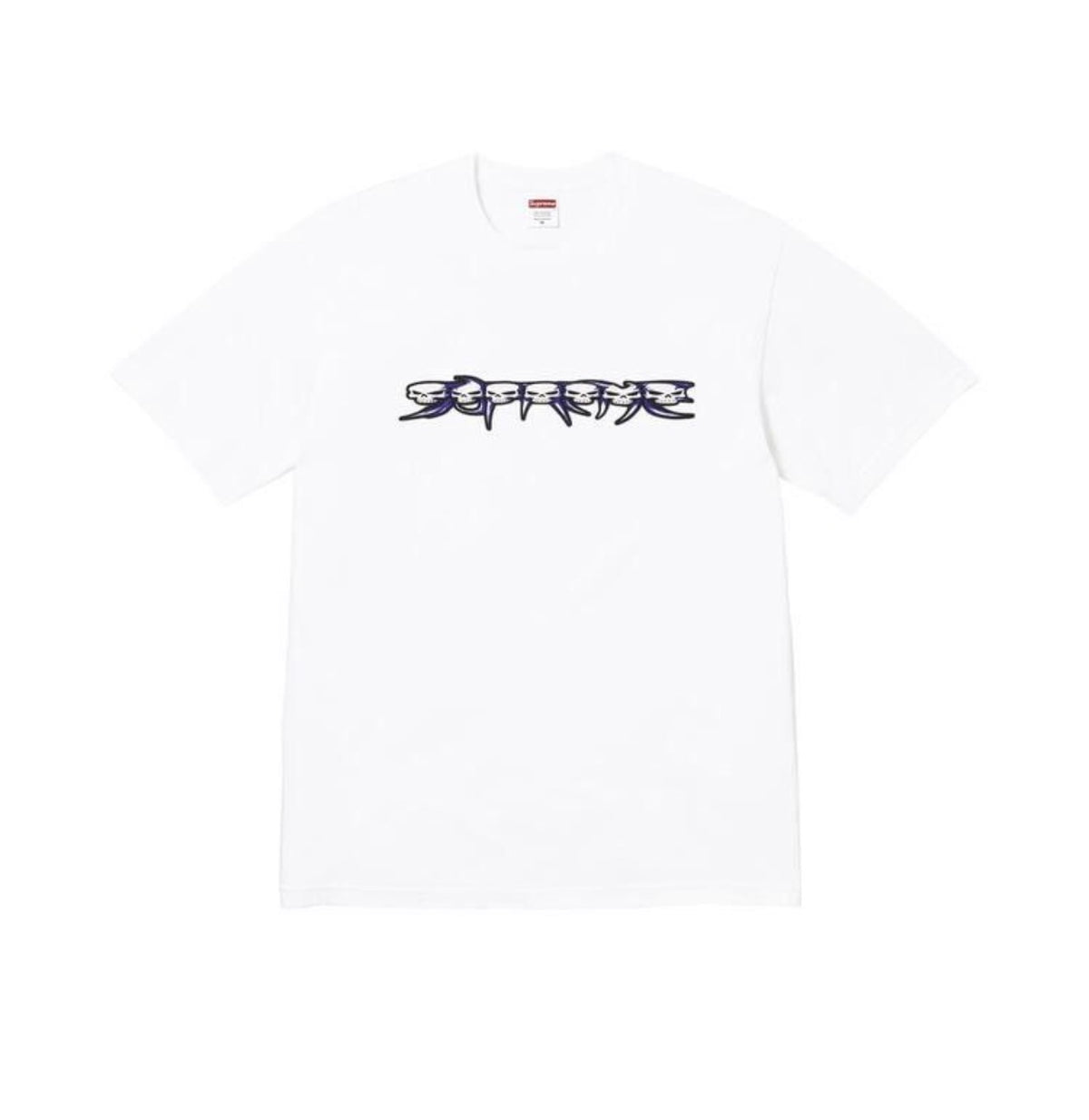 Supreme Skulls Spellout T-Shirt White