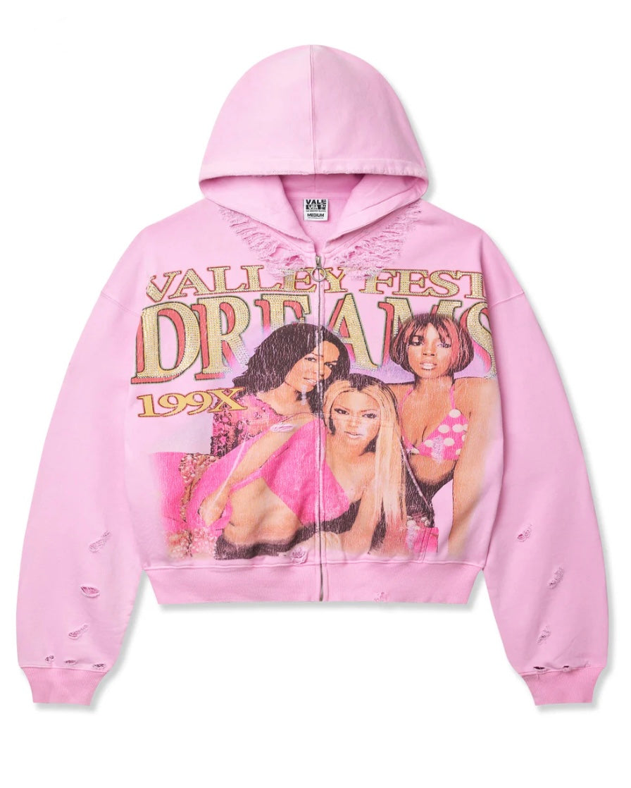 Vale Forever Dreams Zip Up Pink