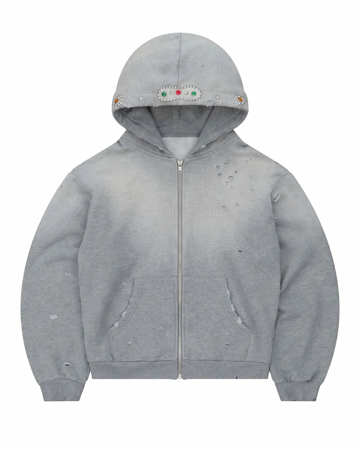 Bravest Studios Sapphire Zip-Up Heather Grey