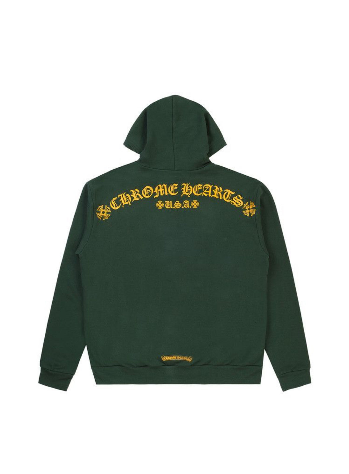 Chrome Hearts T Bar Hoodie Green/Gold