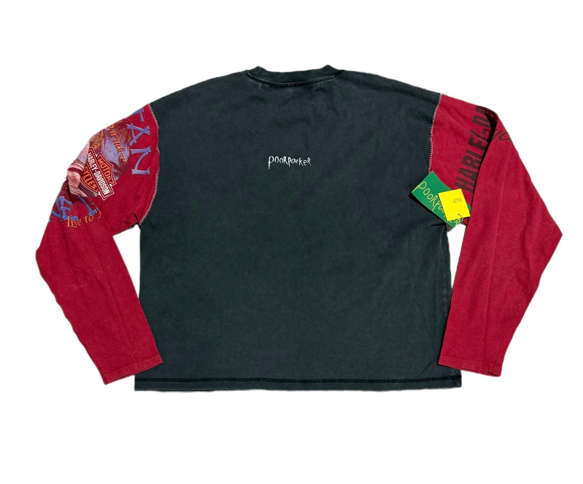 Poor Parker Sex Sells Bikers Paradise Long Sleeve Black/Red