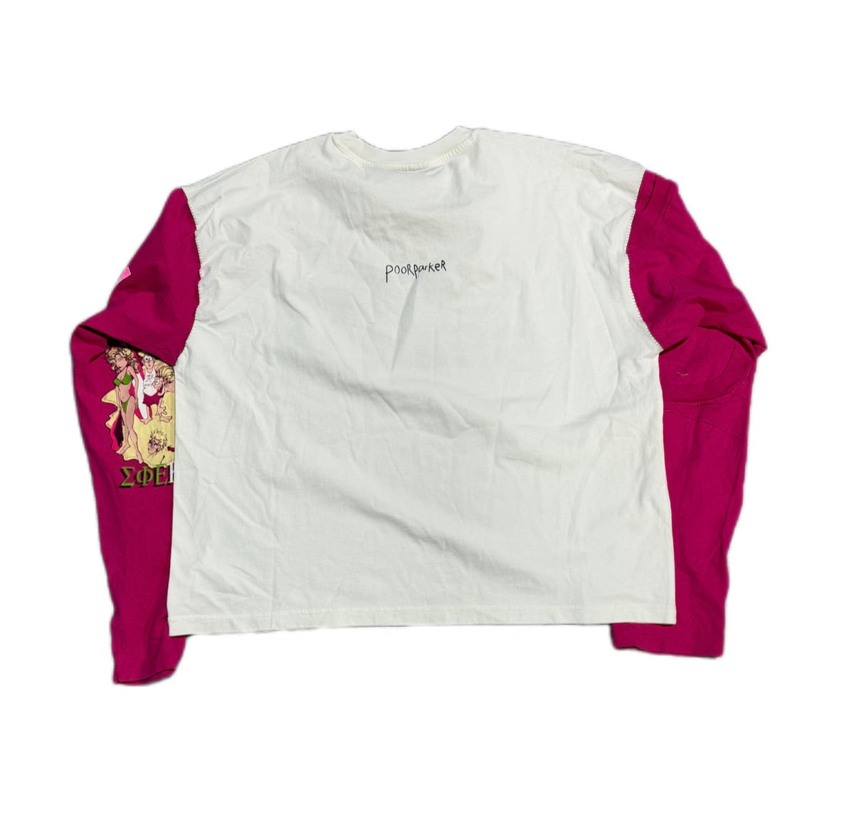 Poor Parker Sex Sells Beach Bash Long Sleeve White/Pink