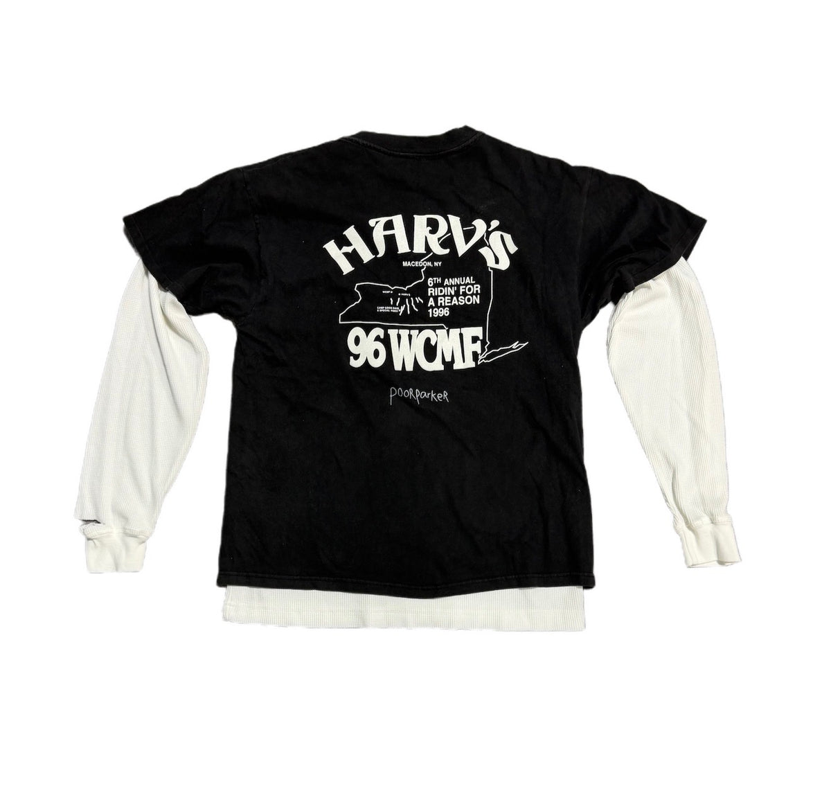 Poor Parker Poison Double Layered Thermal Long Sleeve Black