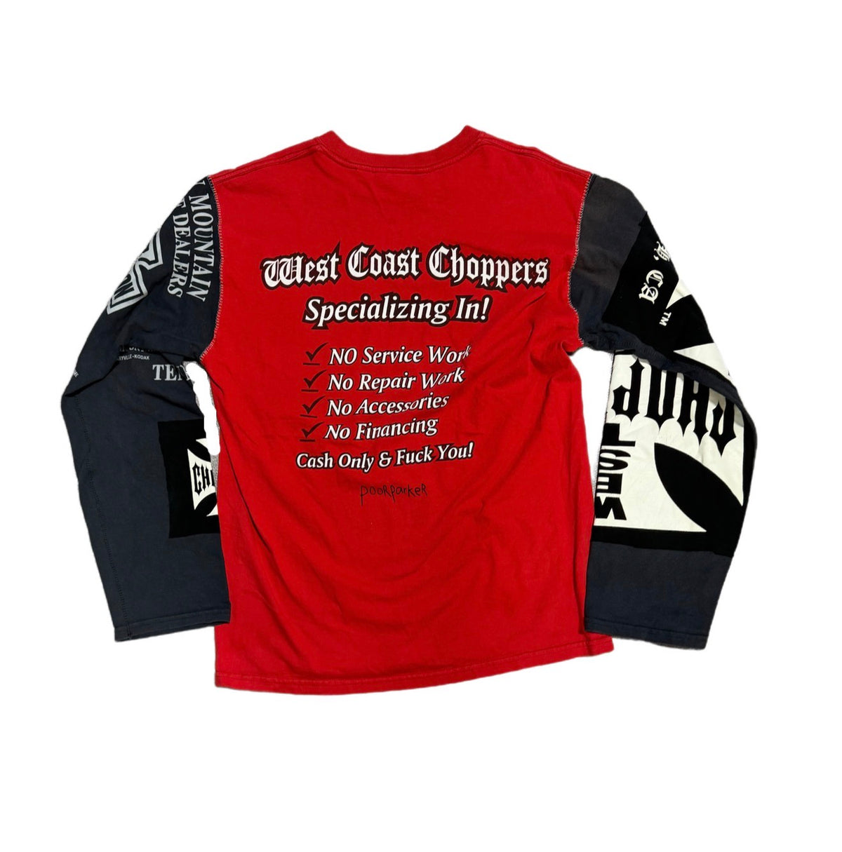 Poor Parker West Coast Choppers Long Sleeve Red/Black