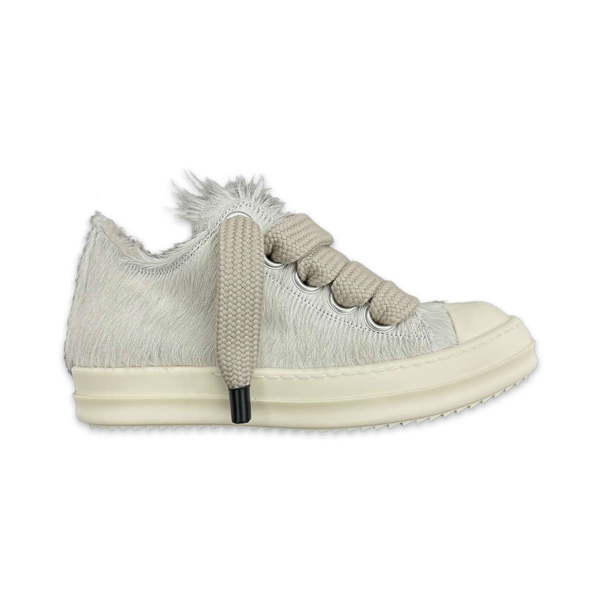 Rick Owens Hollywood Pony Hair Jumbo Lace Low Triple Milk