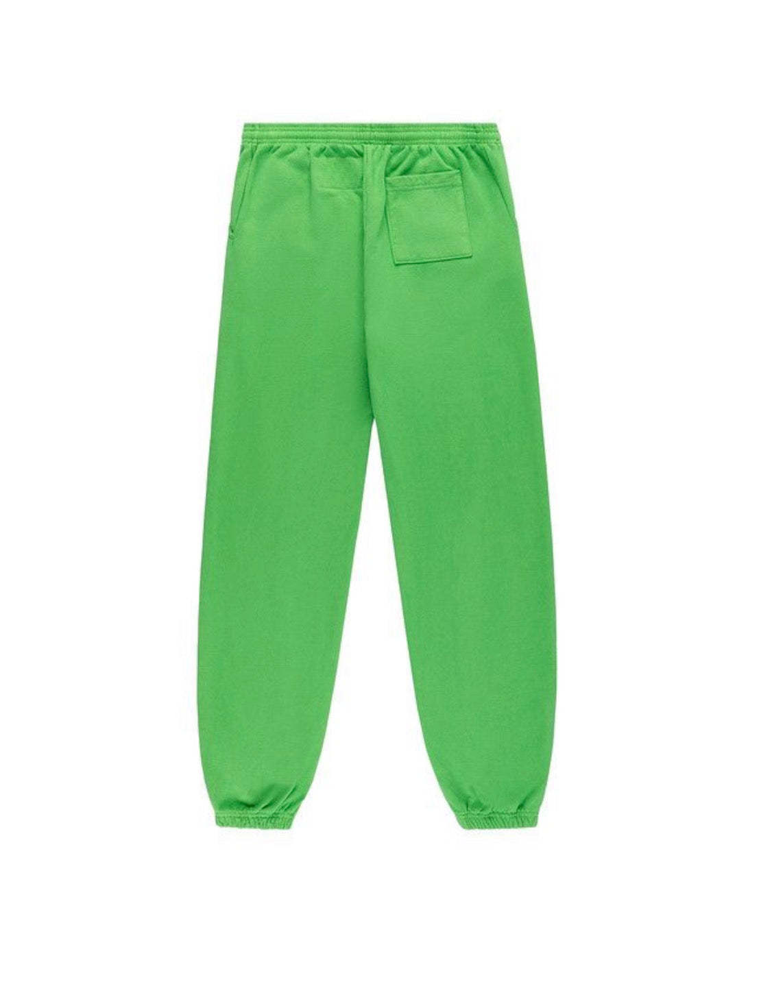 Sp5der Punk V2 Rhinestone Sweatpants Bright Green