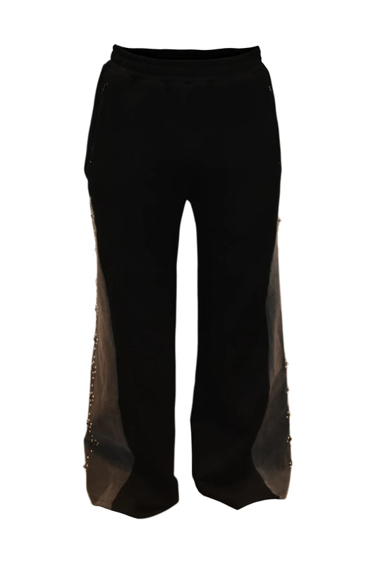 Matiere De Desirs Studded Work Pants Black