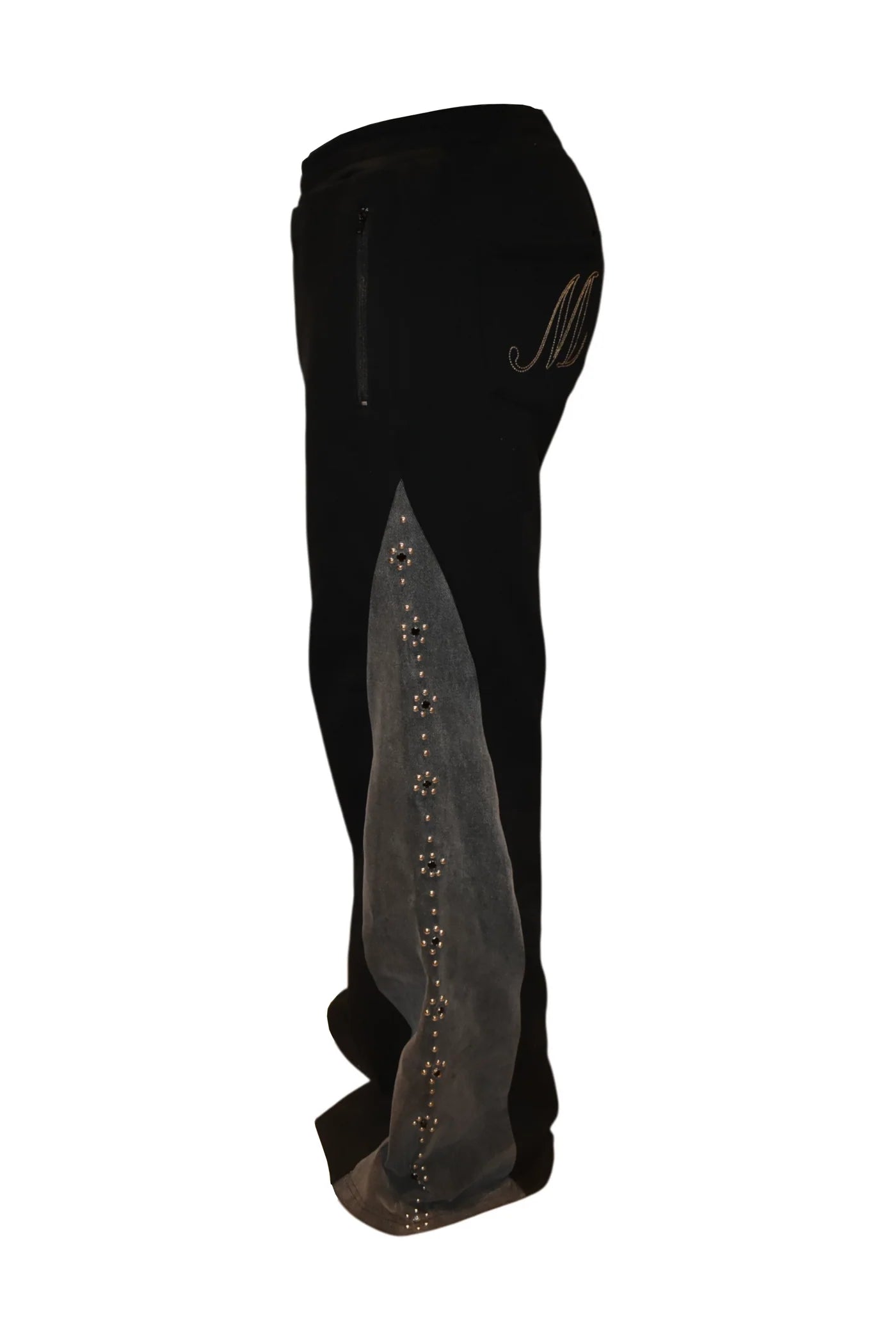 Matiere De Desirs Studded Work Pants Black