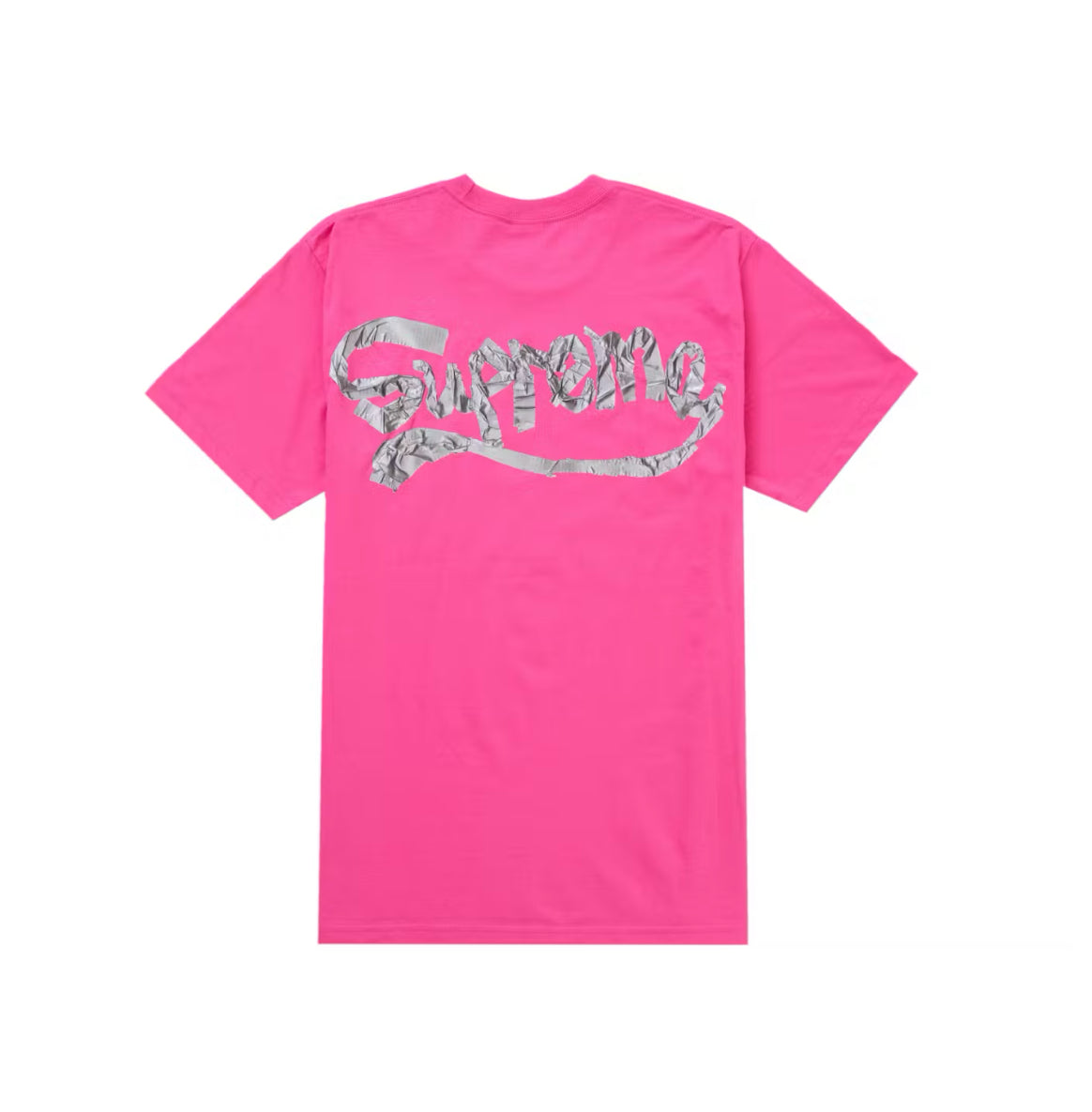 Supreme Tape T-Shirt Fuchsia