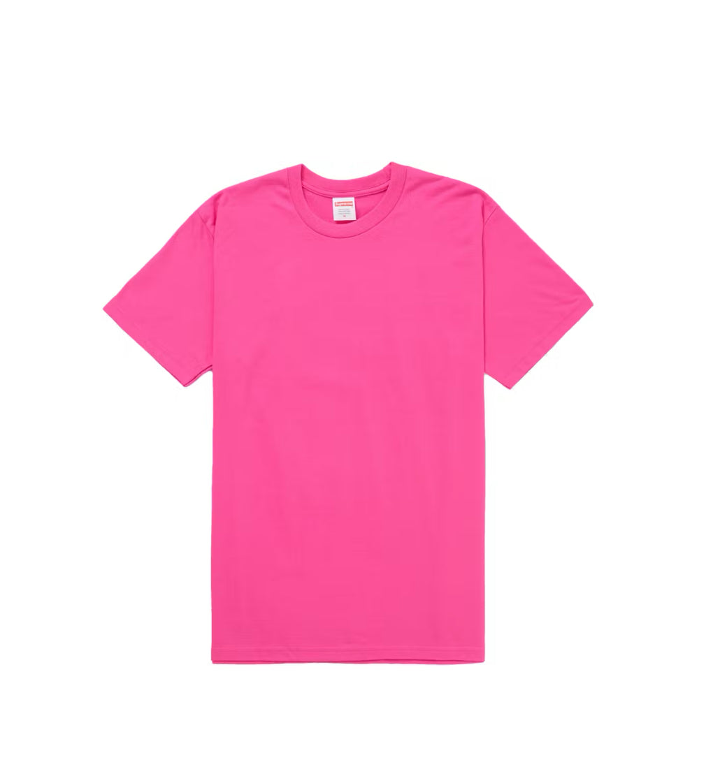 Supreme Tape T-Shirt Fuchsia