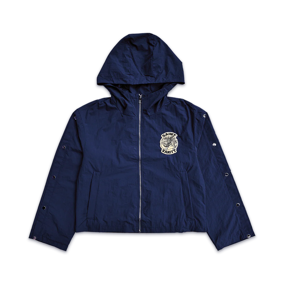 Saint Vanity Nylon Track Jacket Midnight Blue