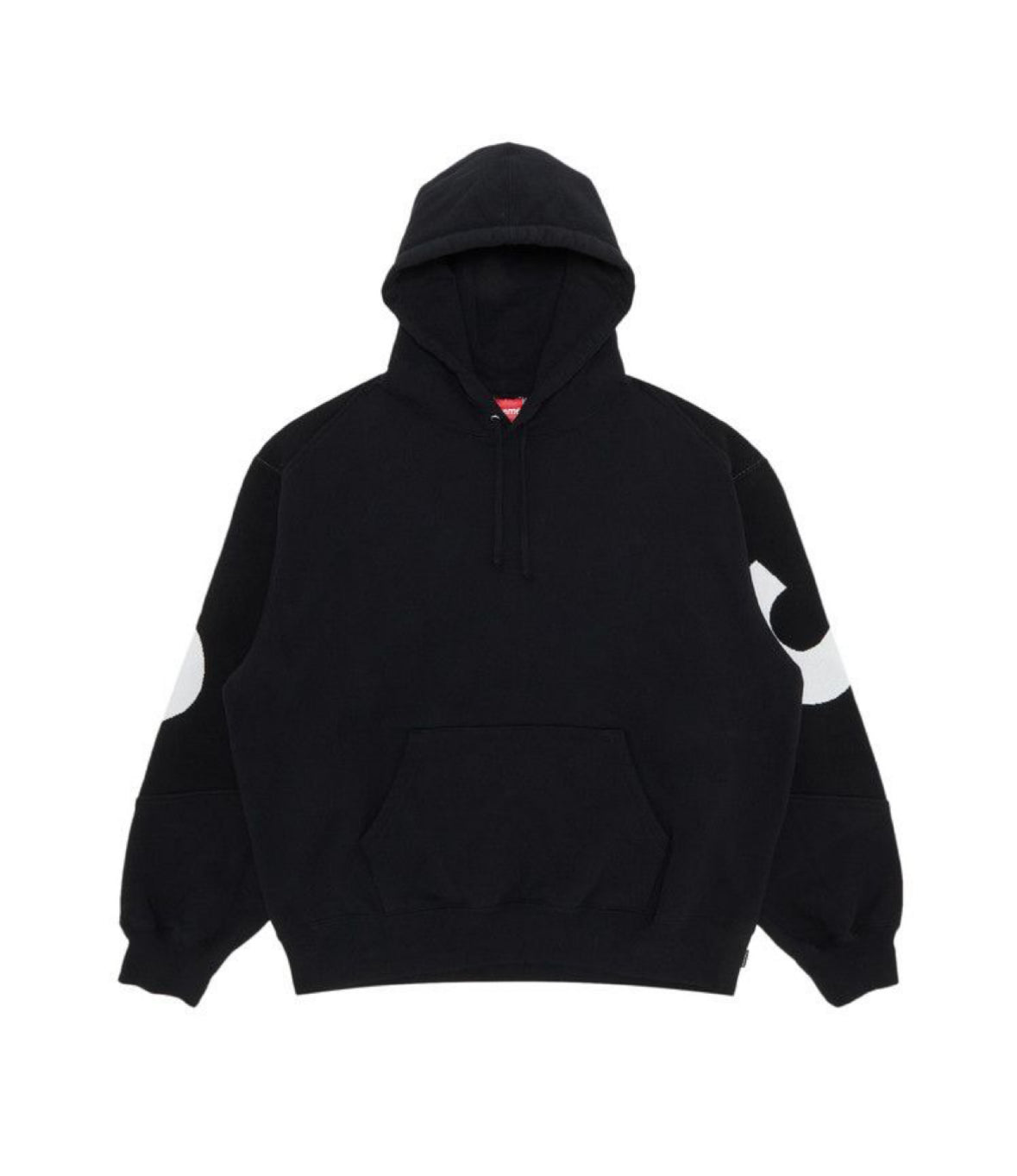 Supreme Big Logo Jacquard Hoodie Black