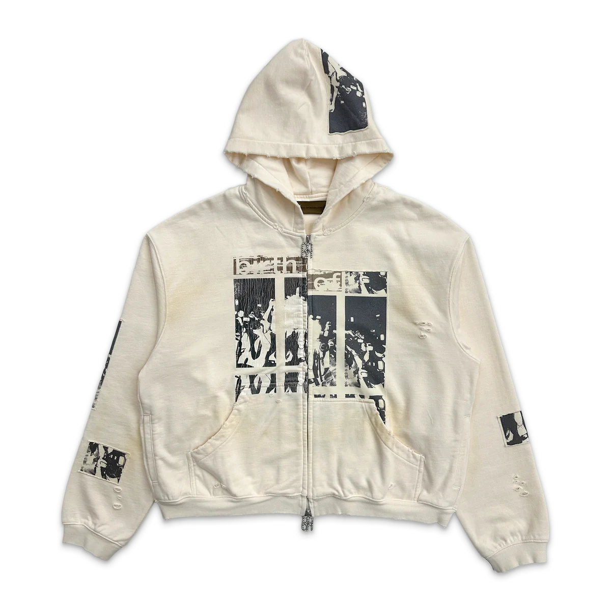 Birth Of Royal Child Flashlight Zip-Up Cream