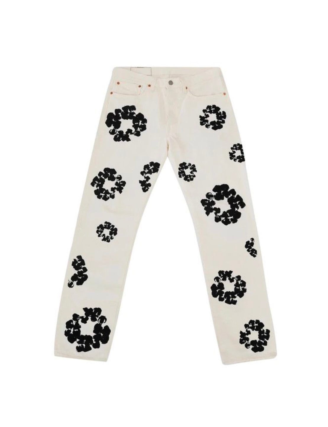 Denim Tears Cotton Wreath Jeans White