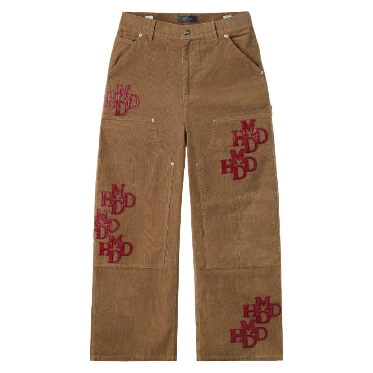 Happy Memories Dont Die HMDD Patch Corduroy Pants Brown