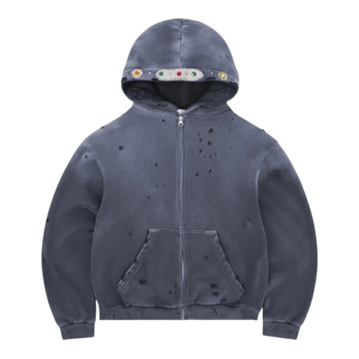 Bravest Studios Sapphire Zip-Up Grey