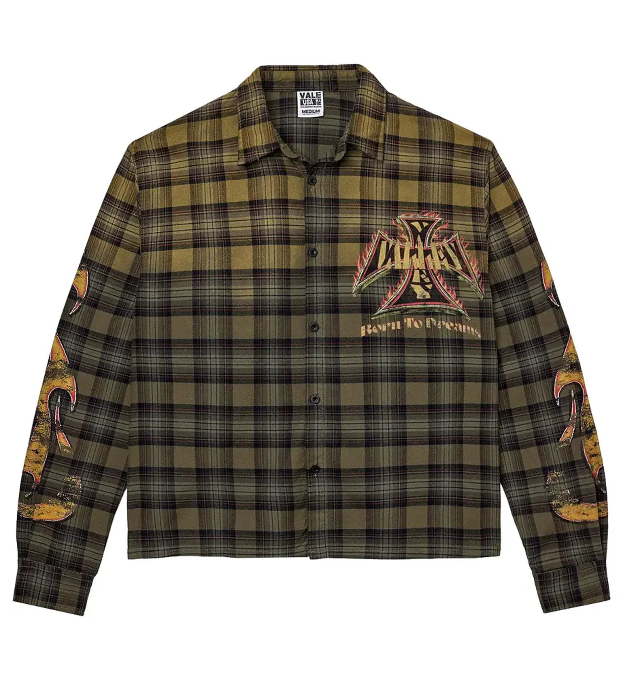 Vale Forever Reborn Flannel Green