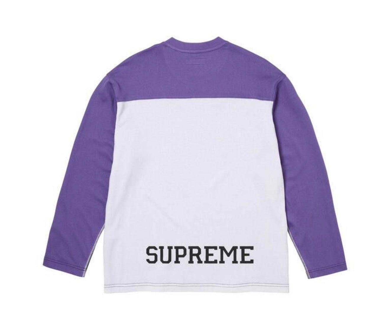 Supreme Split Football Long Sleeve Black
