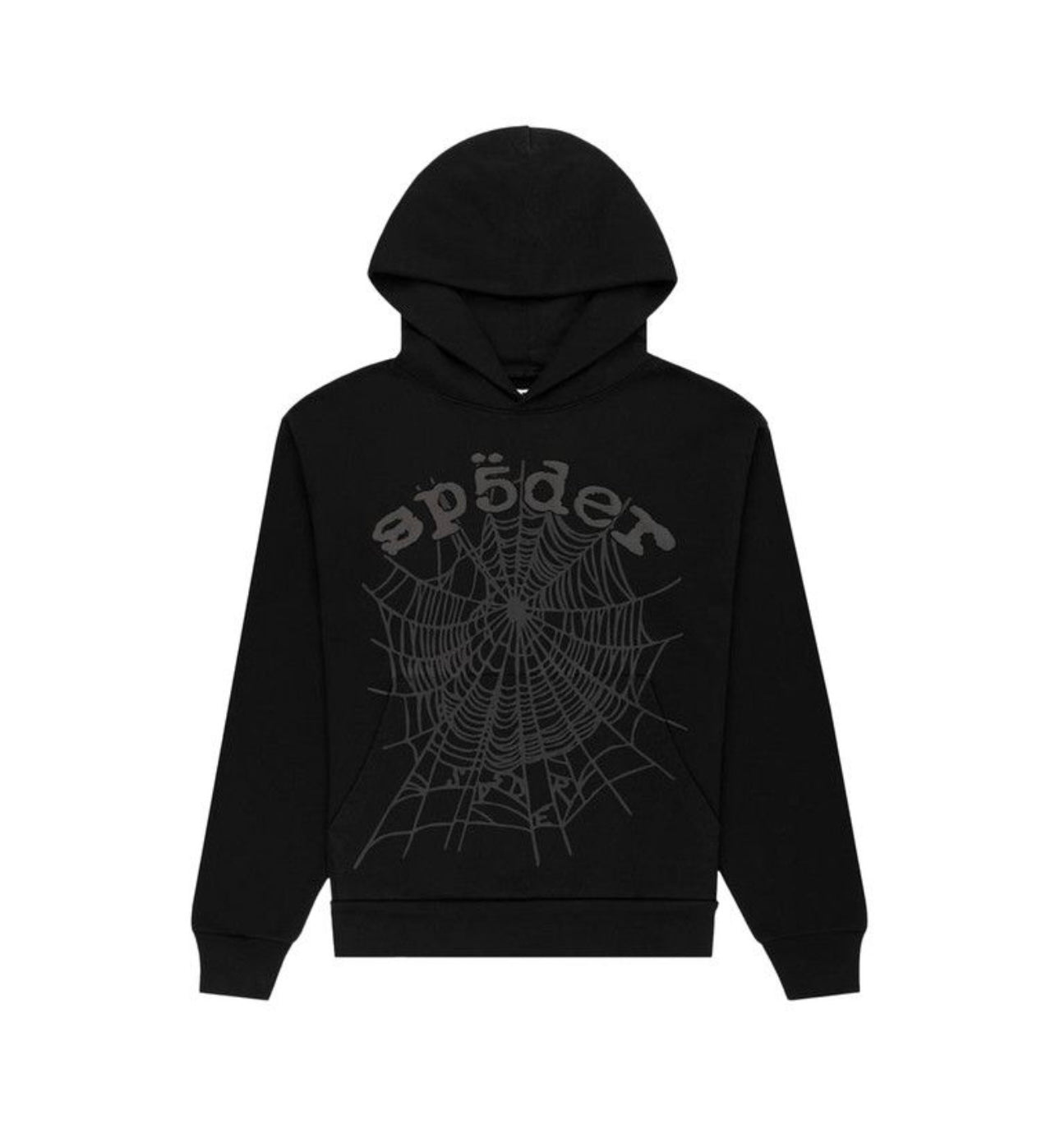 Sp5der Phantom Web Hoodie Black