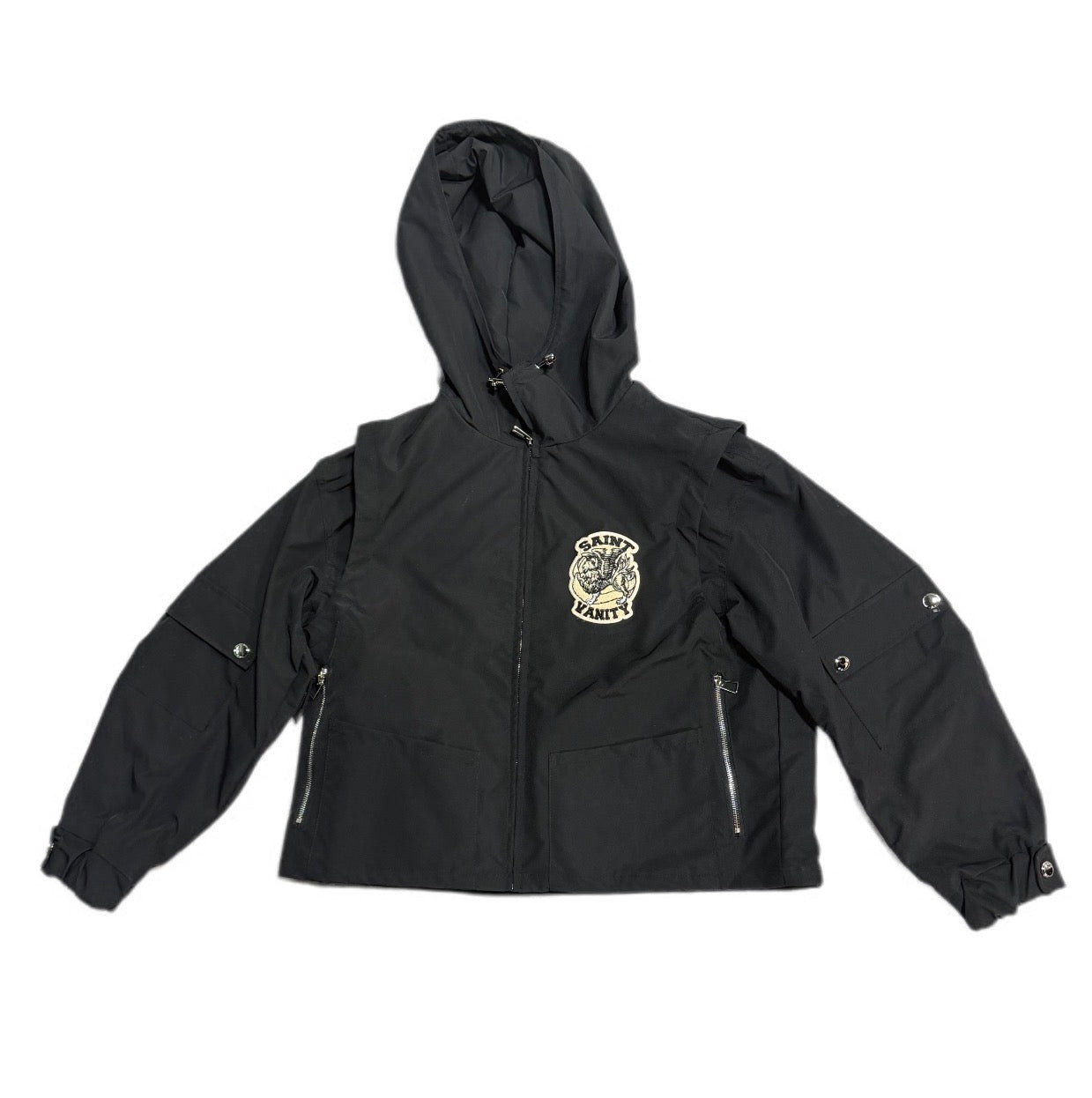 Saint Vanity Cargo Nylon Jacket Black