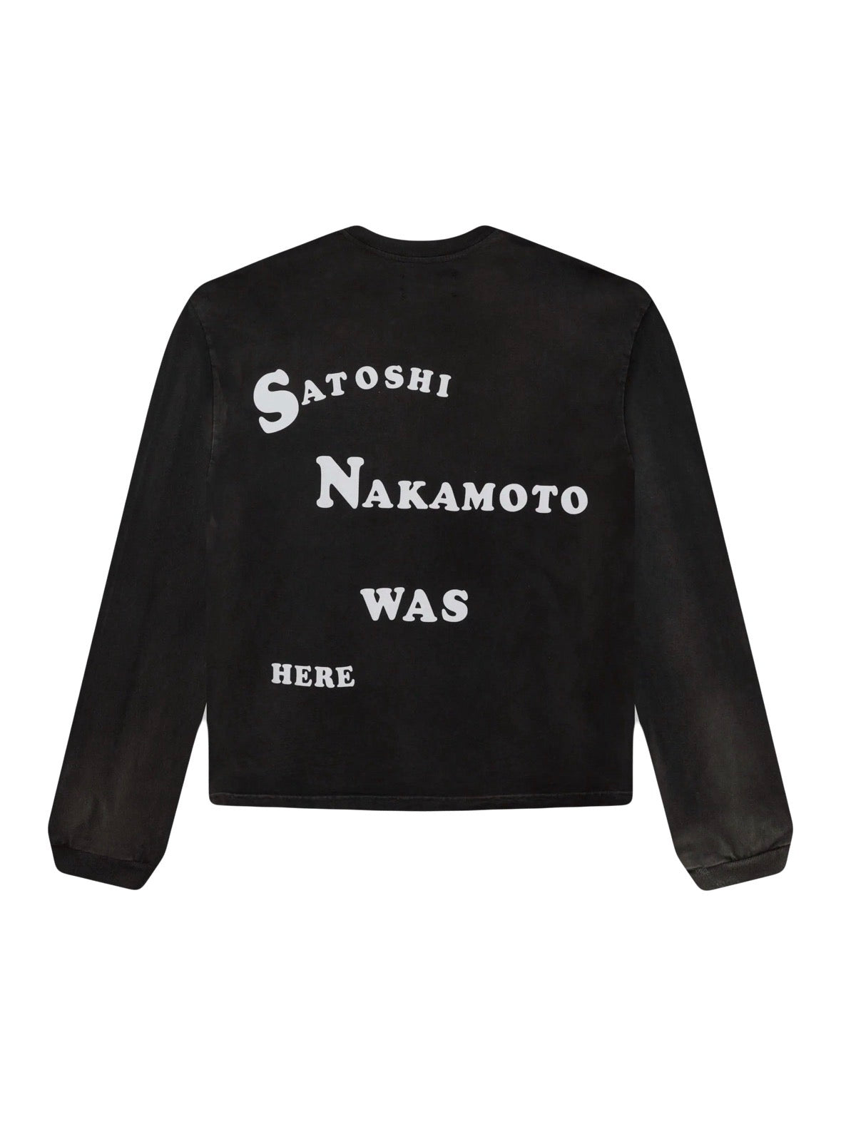 Satoshi Nakamoto Follow Me Long sleeve Black