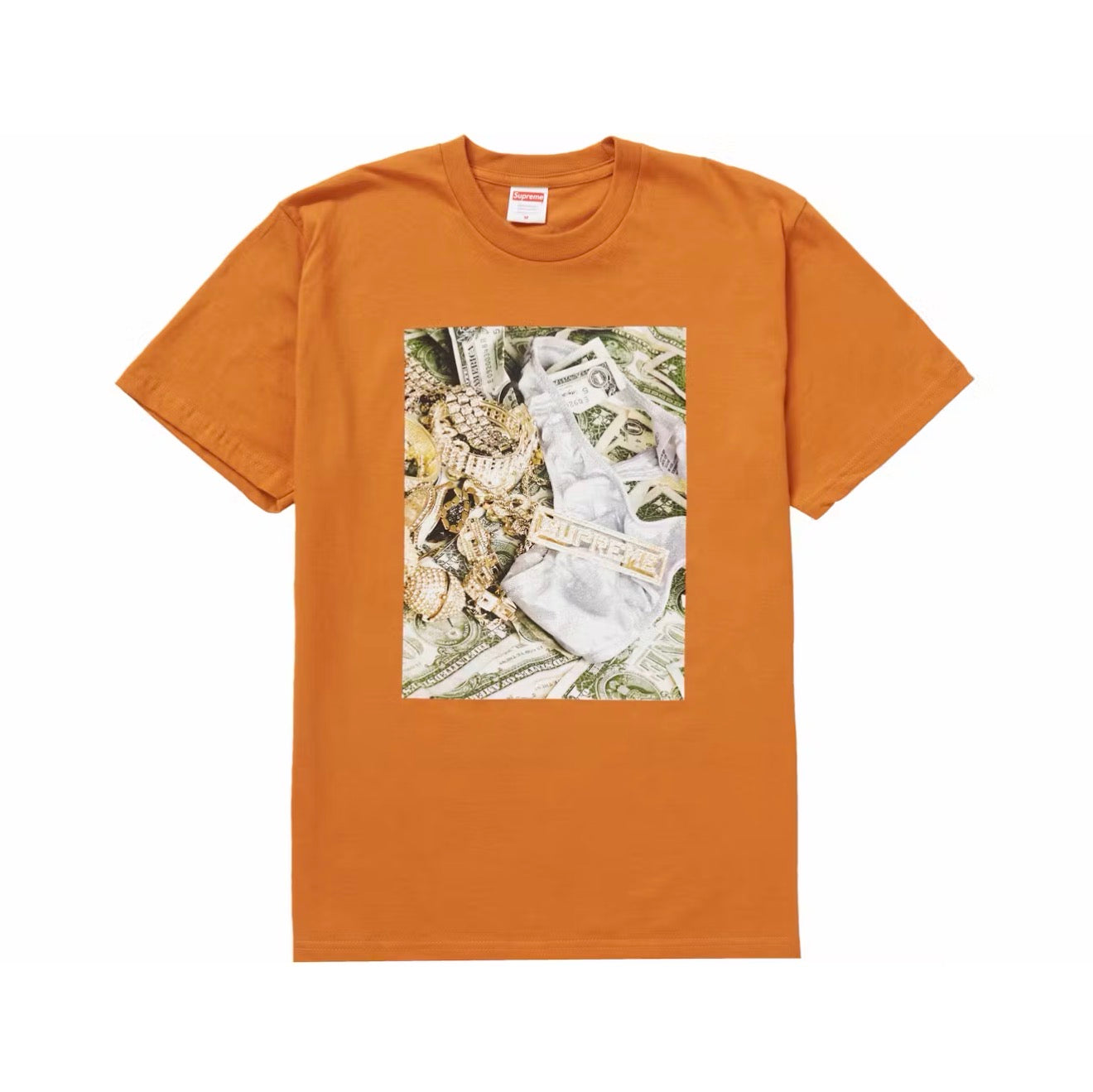 Supreme Bling T-Shirt Burnt Orange