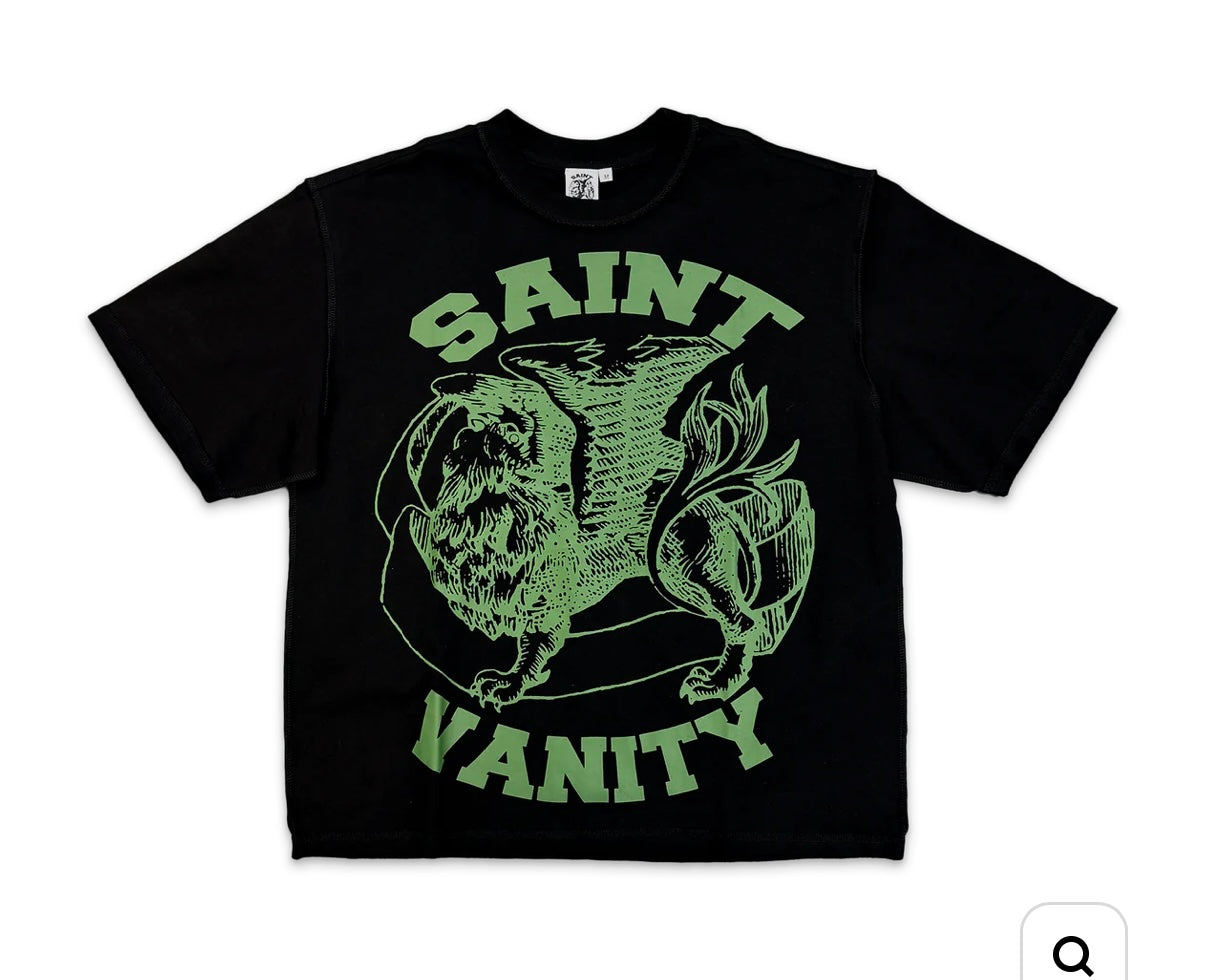 Saint Vanity Griffin T-Shirt Black/Green