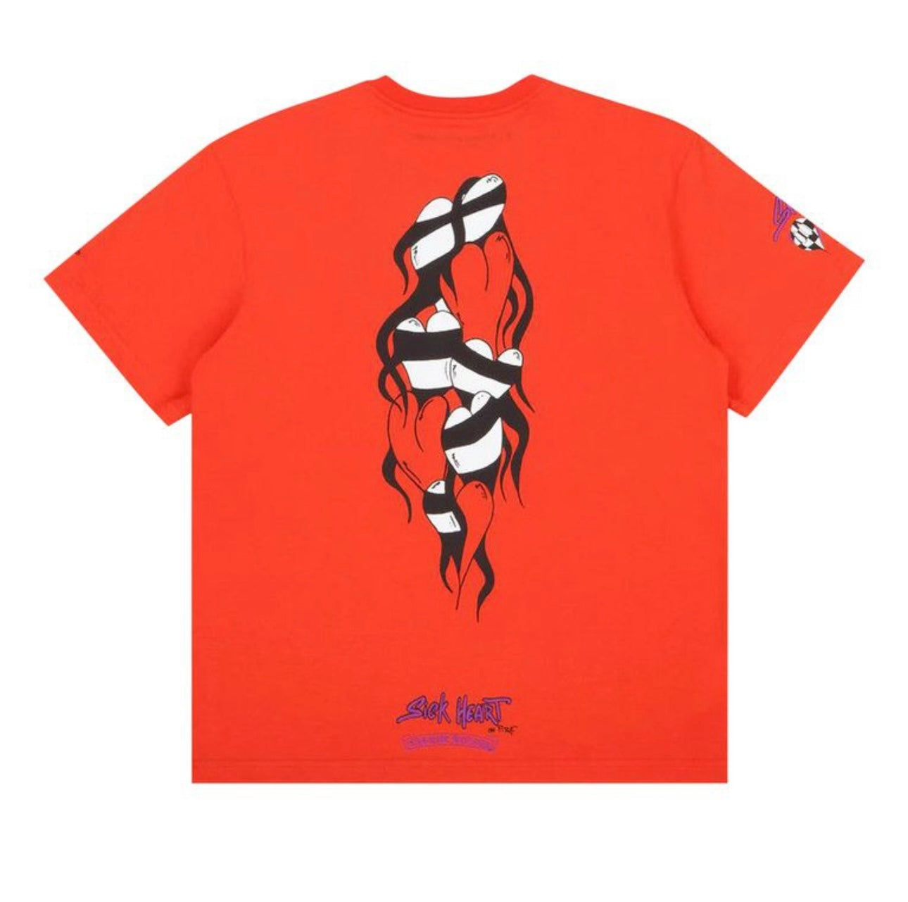 Chrome Hearts Matty Boy Sadistic Lipstick T-Shirt Red