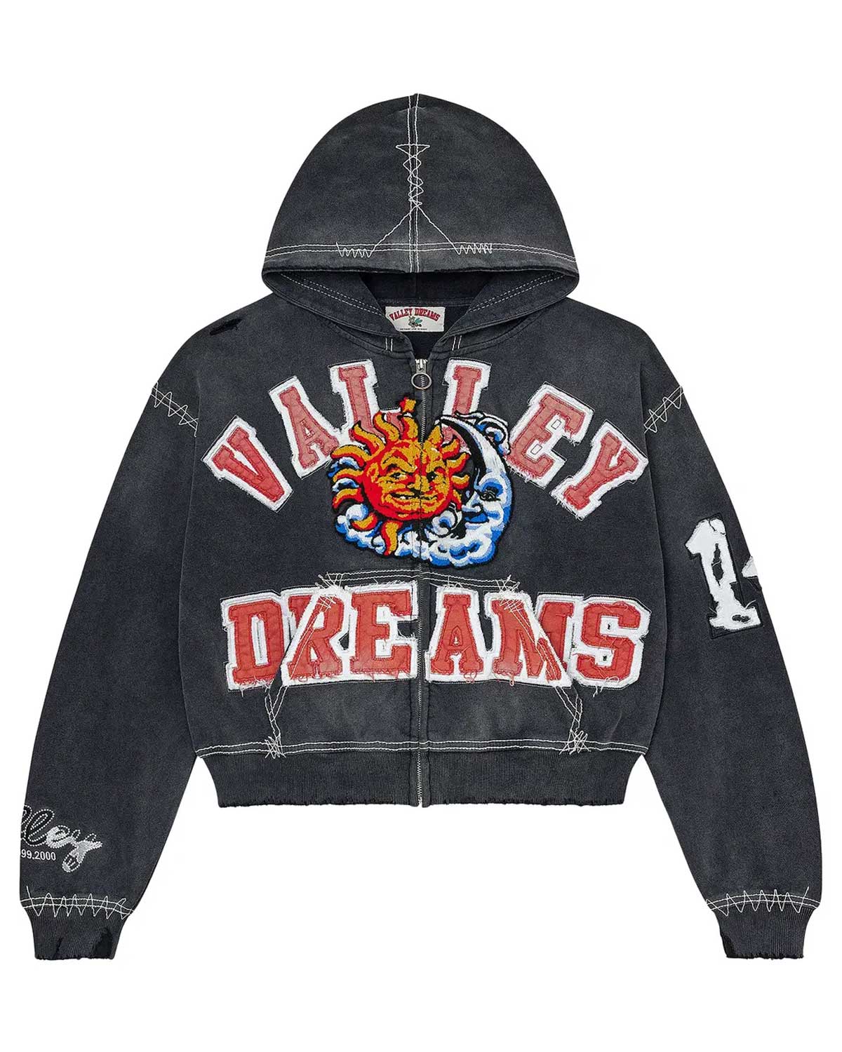 Vale Forever Sunny Zip-Up Black