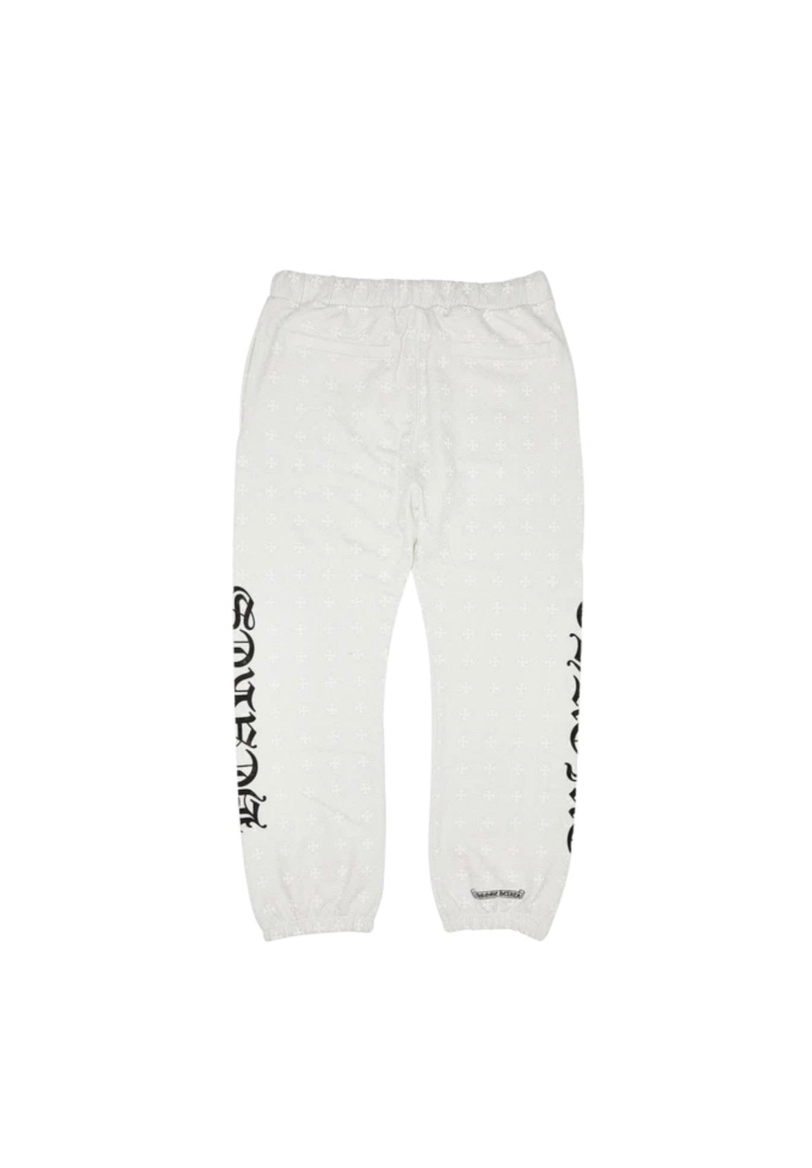 Chrome Hearts Plus Cross All Over Print Sweatpants White