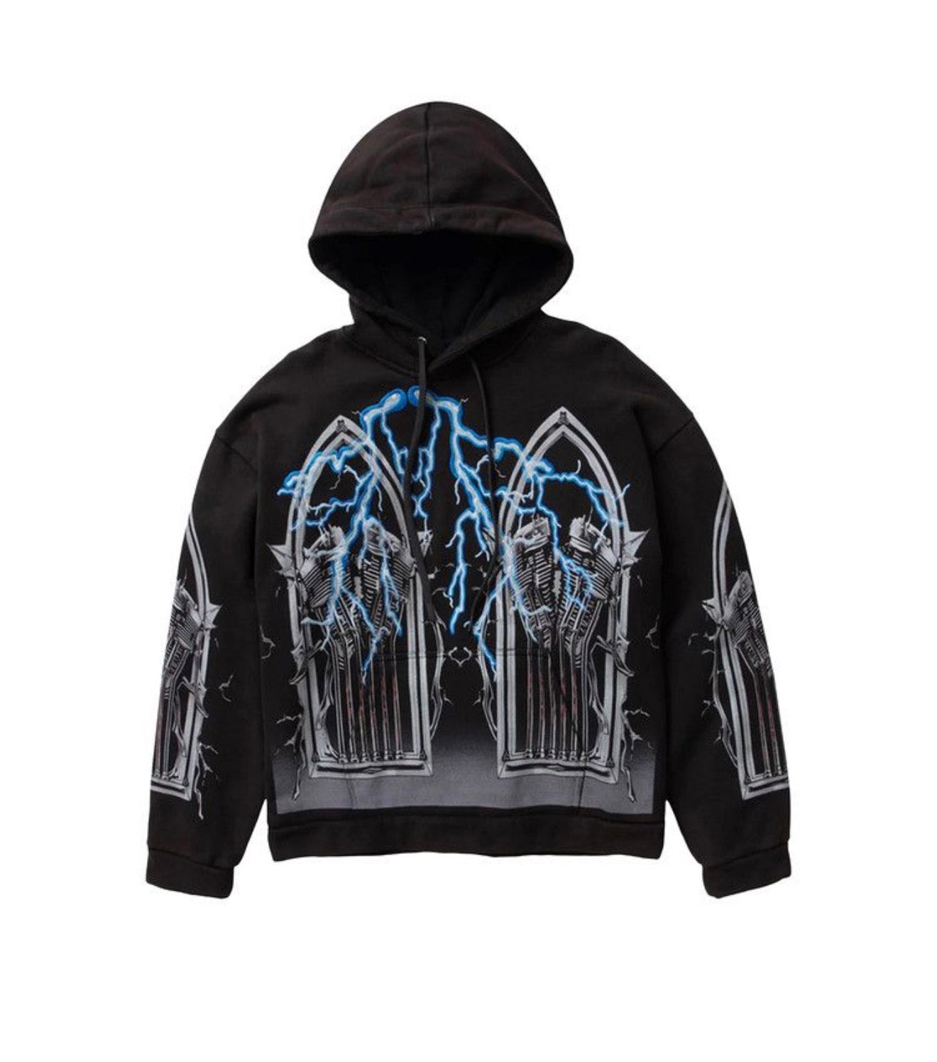 Who Decides War Engine Hoodie Coal