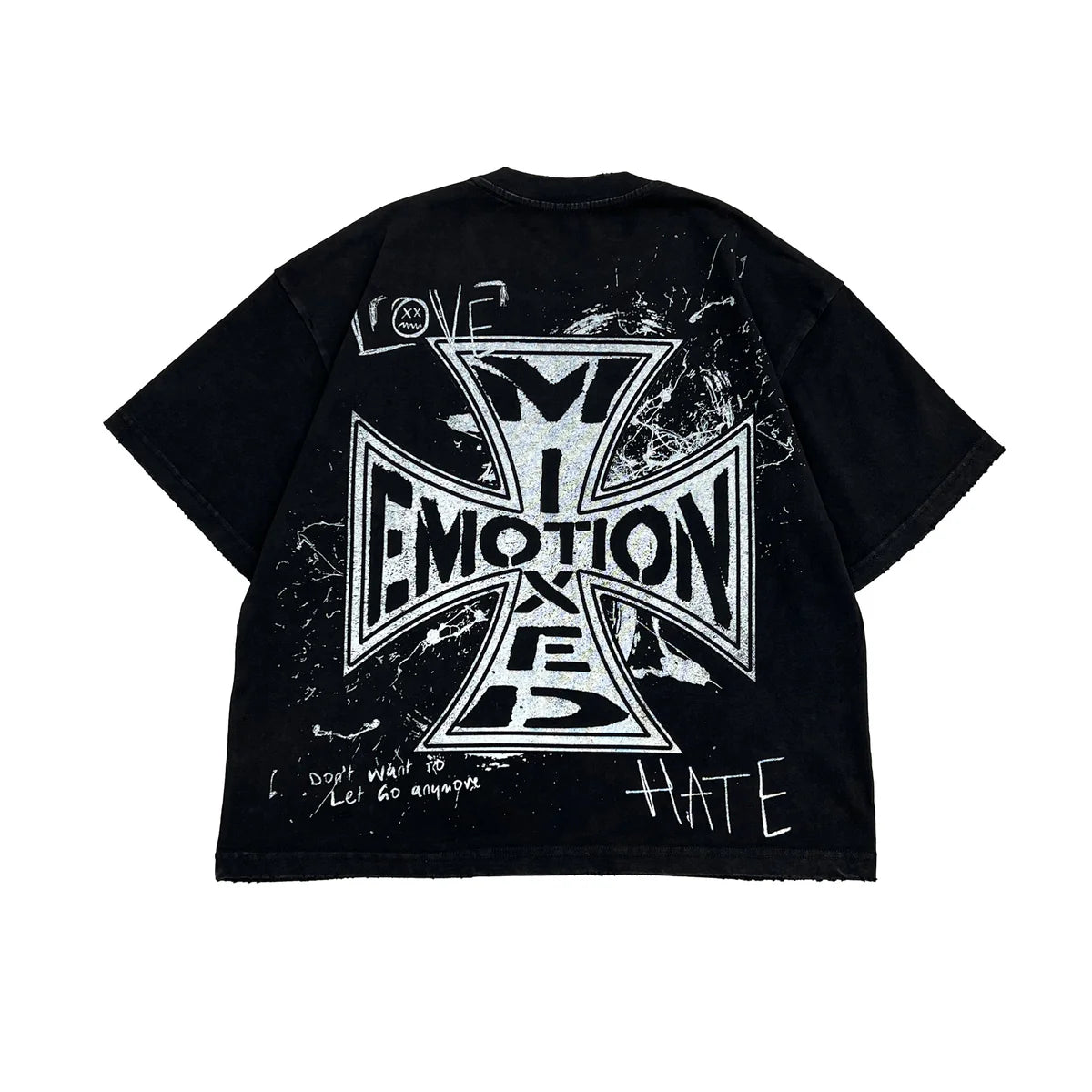 Mixed Emotion Chaos T-Shirt Black