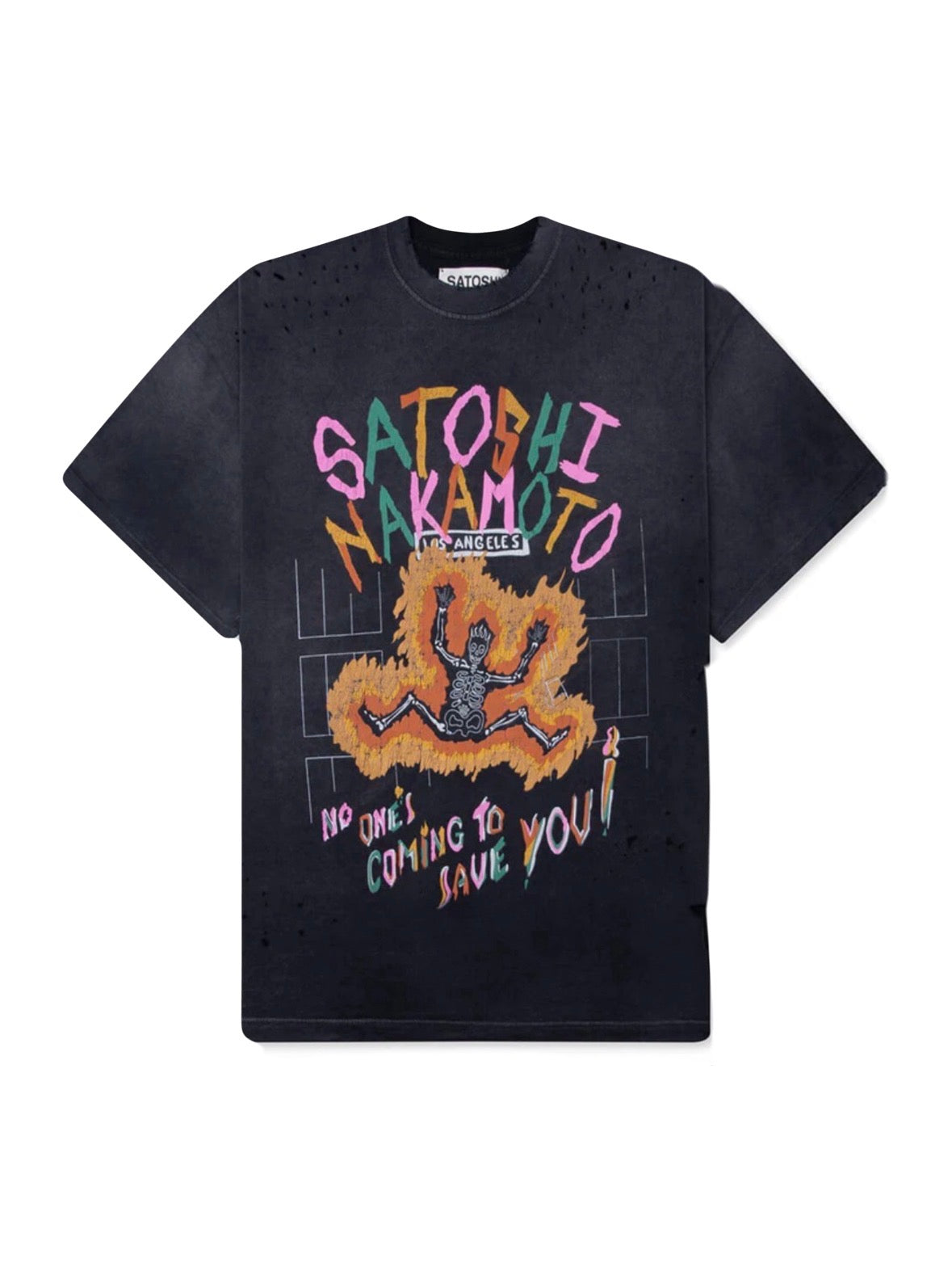 Satoshi Nakamoto No Savior T-Shirt Black